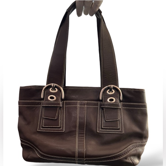 Vintage Coach 2007 Soho Brown Leather Satchel Bag F10911 - Picture 5 of 15